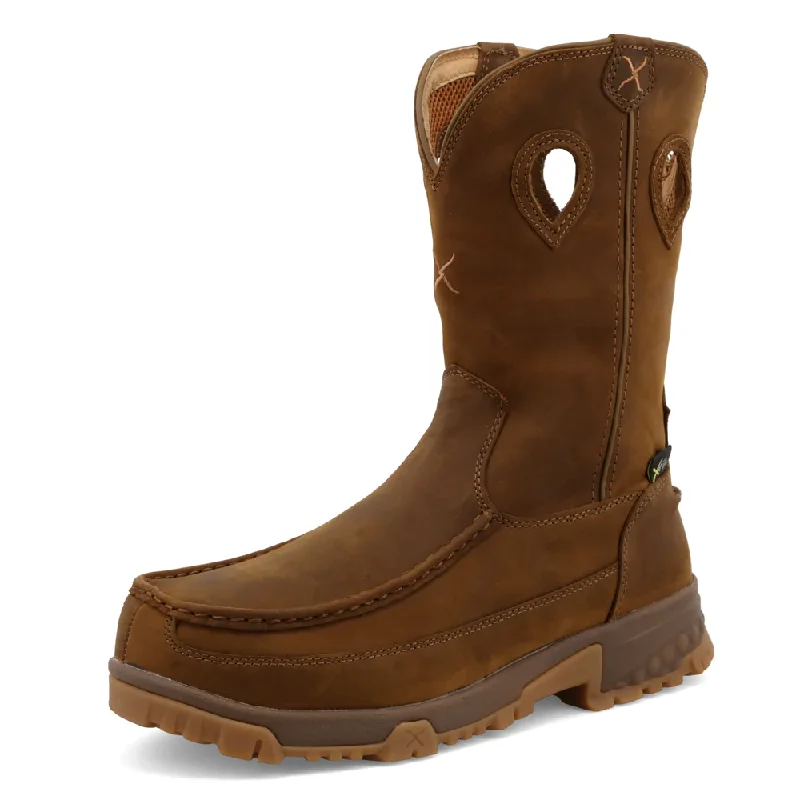 Summer Sports Shoes Twisted X Men's 11 INCH PULL ON WORK BOOT MET GAURD : MXCNM01