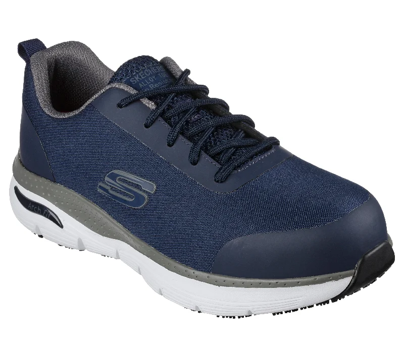 Breathable Sports Shoes Skechers 200086 Arch Fit SR - Ringstap Alloy Toe Work Shoes Breathable Sports Shoes Skechers 200086 Arch Fit SR - Ringstap Alloy Toe Work Shoes