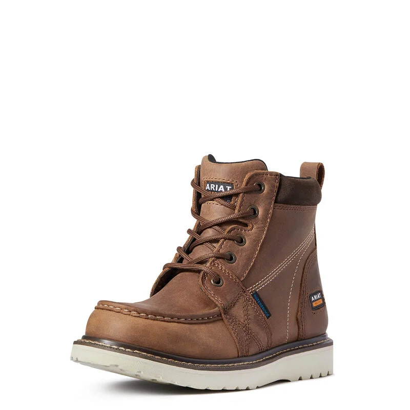 Outdoor Athletic Shoes Ariat Women's Rebar Wedge Moc Toe Waterproof Work Boot