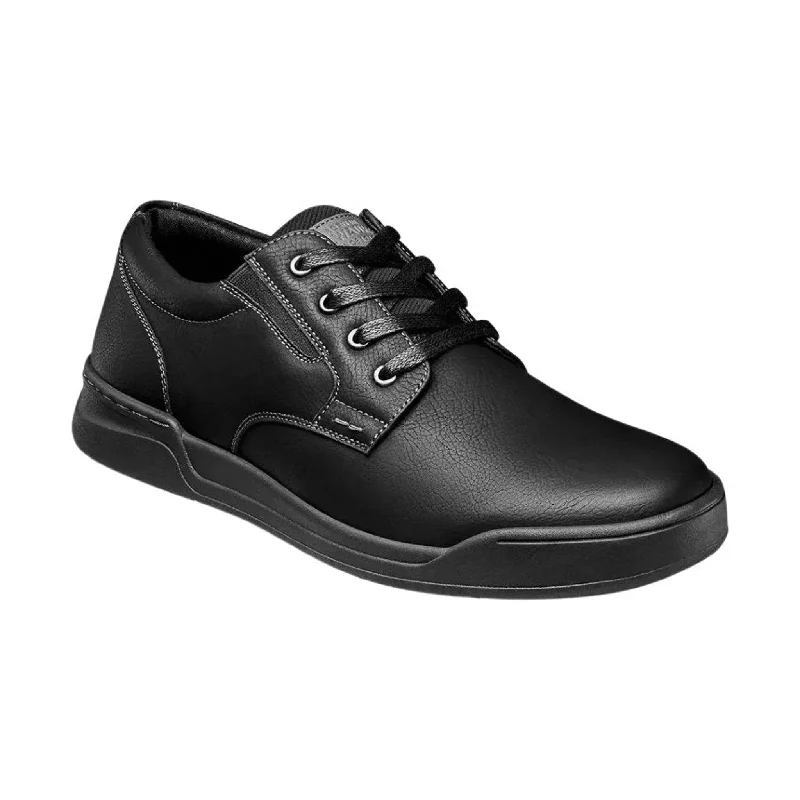 Luxury Leather Sneakers Nunn Bush Men's Tour Work Oxford - Black FINAL SALE
