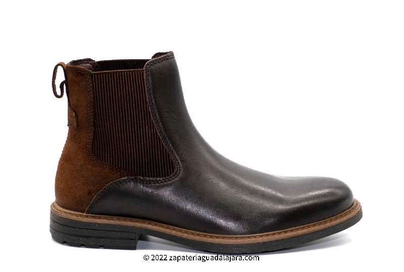 Comfortable Slippers For Home FLEXI 402511 CHELSEA BOOT BROWN