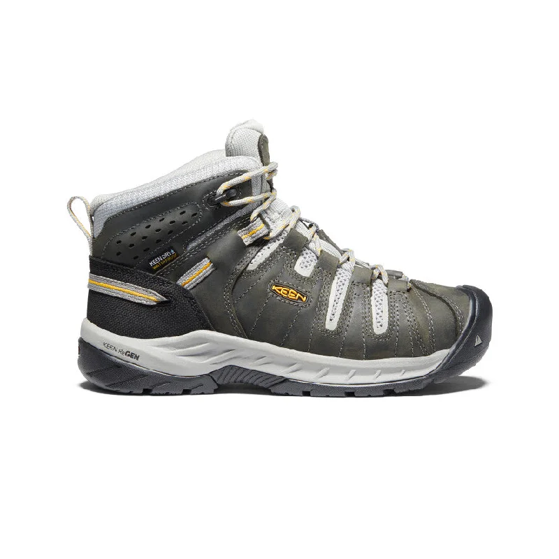 Comfortable Hiking Shoes Women's Flint II Waterproof Boot (Steel Toe) | Magnet/Vapor Comfortable Hiking Shoes Women's Flint II Waterproof Boot (Steel Toe) | Magnet/Vapor