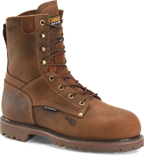 Formal Leather Shoes Carolina Men's 8” Waterproof Insulated Composite Toe Work Boot - CA9528 Formal Leather Shoes Carolina Men's 8” Waterproof Insulated Composite Toe Work Boot - CA9528