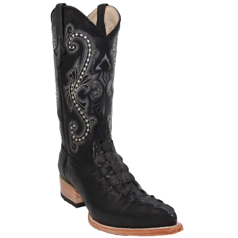 Comfortable Hiking Sandals Mens Snip Toe Crocodile Alligator Print Cowboy Western Boot