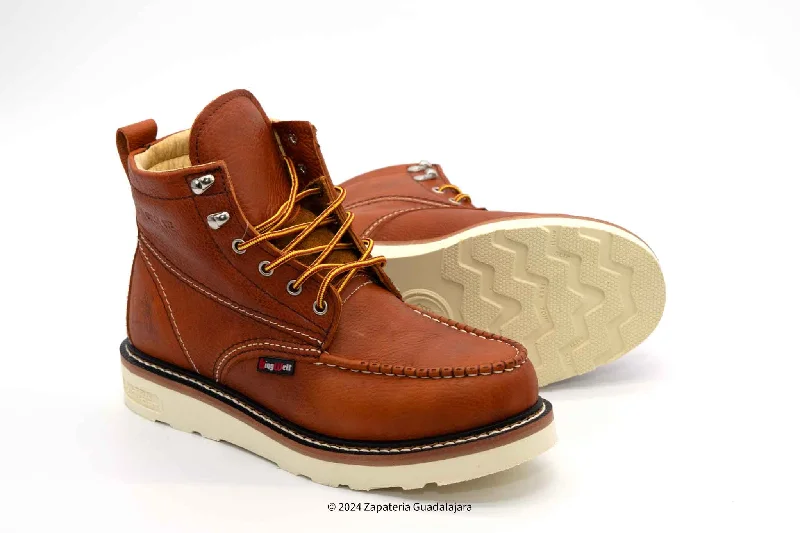 Slip-On Winter Shoes KW832 6" SOFT TOE LIGHT BROWN FLOTER WORK BOOT