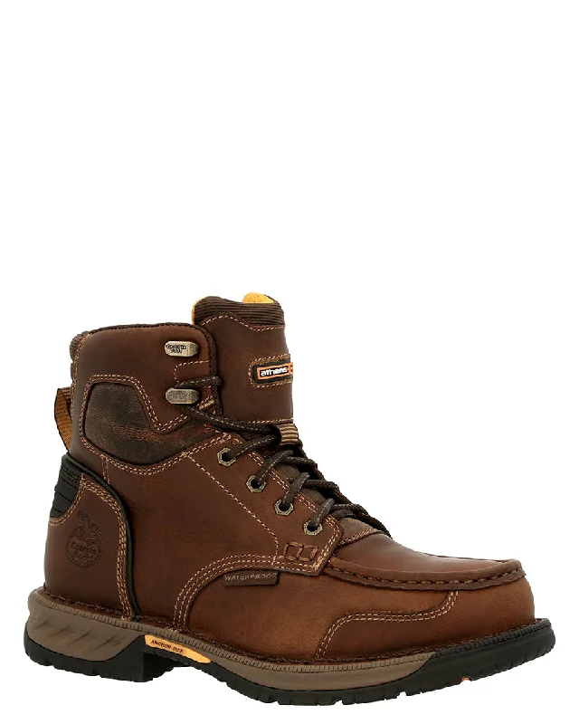 Sporty Running Shoes Men's Athens 360 Waterproof Steel Toe Work Boots