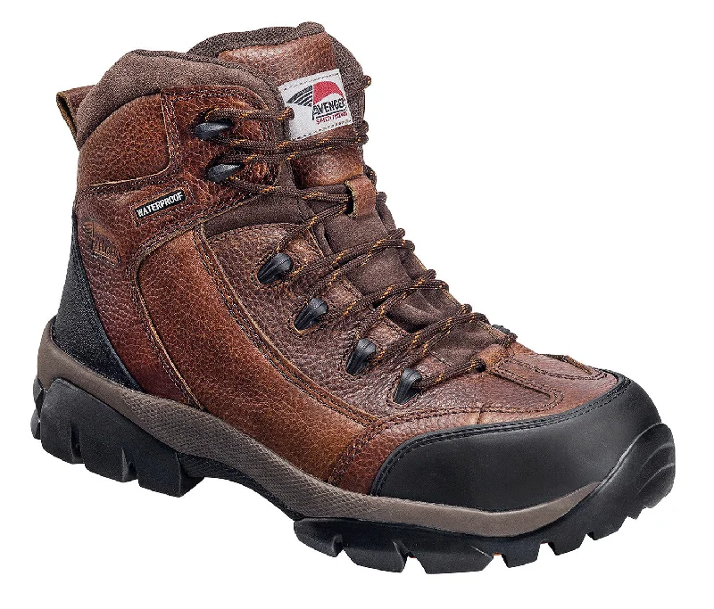 Comfortable Athletic Shoes Brown Soft Toe EH WP 6" Work Boot