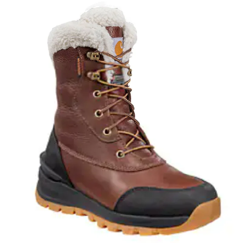 Slip-On Winter Shoes Carhartt Women's Pellston 8" WP Winter Work Boot - Mineral Red - FH8019-W Slip-On Winter Shoes Carhartt Women's Pellston 8" WP Winter Work Boot - Mineral Red - FH8019-W