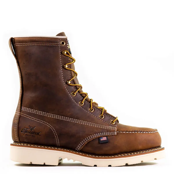 Designer Boots Collection THOROGOOD BROWN 8" AMERICAN HERITAGE MAXWEAR 90 MOC TOE WORK BOOT Designer Boots Collection THOROGOOD BROWN 8" AMERICAN HERITAGE MAXWEAR 90 MOC TOE WORK BOOT
