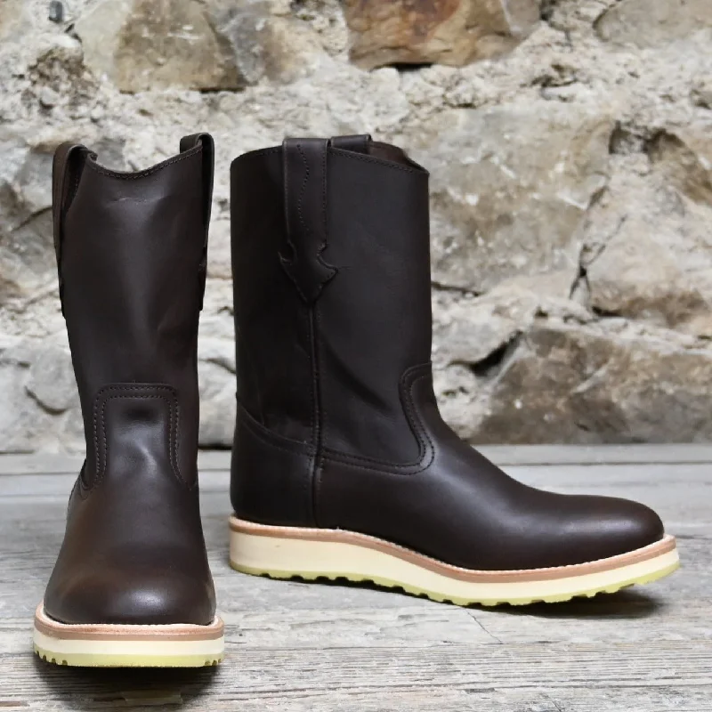 Classic Oxford Shoes Nutted Calf Dark Brown Super Lettuce Picker