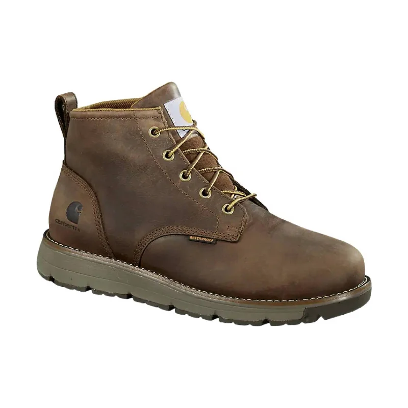Classic Flat Shoes Carhartt Men's Millbrook Waterproof Wedge Soft Toe Work Boot - Brown Classic Flat Shoes Carhartt Men's Millbrook Waterproof Wedge Soft Toe Work Boot - Brown
