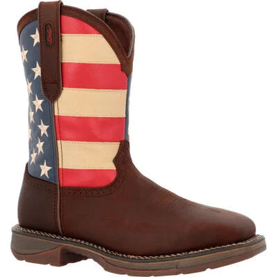 Comfortable Snow Sneakers Durango Rebel (American Flag) Square Toe