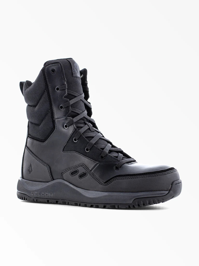 Durable Work Boots Volcom Street Shoes 8'' Black