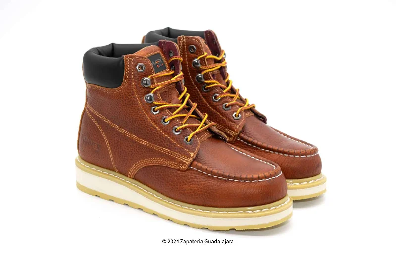 Classic Hiking Boots HM347 MOC TOE 6" GRASSO TAN WORK BOOT