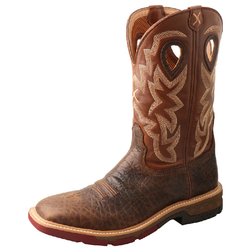 Comfortable Platform Shoes Twisted X Men's 12-inch Western Work Boot