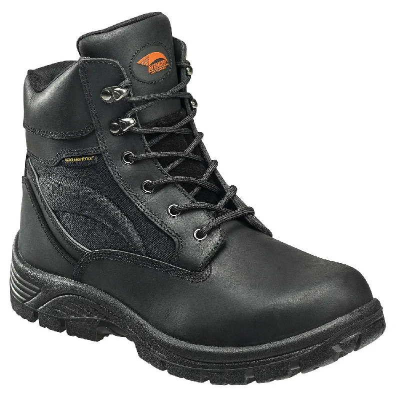 Comfortable Winter Sneakers Framer Black Soft Toe EH WP 6" Work Boot