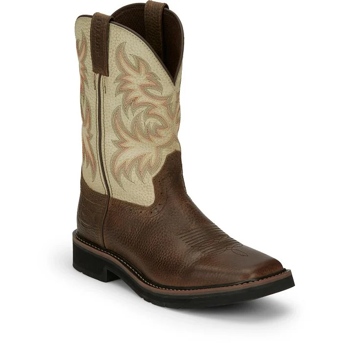 Best Formal Shoes Online Justin MENS Square Toe Pull-on SE4681