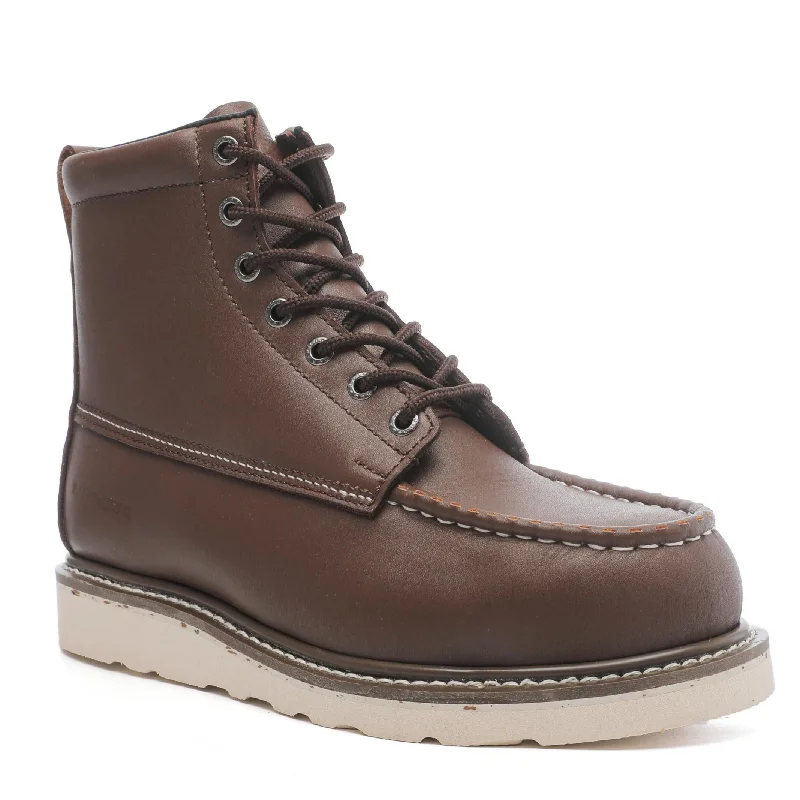 Luxury Boots For Sale ROCKROOSTER Diehard Trinidad Men's 6 inch Dark Brown Steel Toe Wedge Work Boots VAP2305 Luxury Boots For Sale ROCKROOSTER Diehard Trinidad Men's 6 inch Dark Brown Steel Toe Wedge Work Boots VAP2305