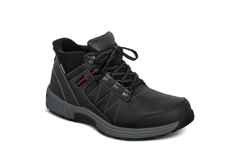Breathable Hiking Boots Dalton Hands-Free Waterproof - Black