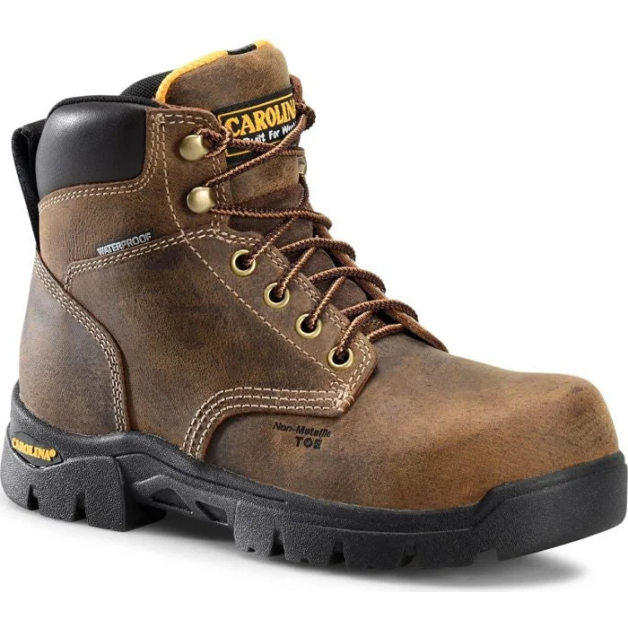 Fashionable Work Boots Carolina Women's Circuit 6" Comp Toe Waterproof Slip Resist Work Boot -Brown- CA1626 Fashionable Work Boots Carolina Women's Circuit 6" Comp Toe Waterproof Slip Resist Work Boot -Brown- CA1626