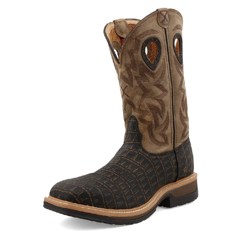 Casual Walking Boots Twisted X MENS 12" WESTERN WORK BOOT CAMIN PRINT MLCA003