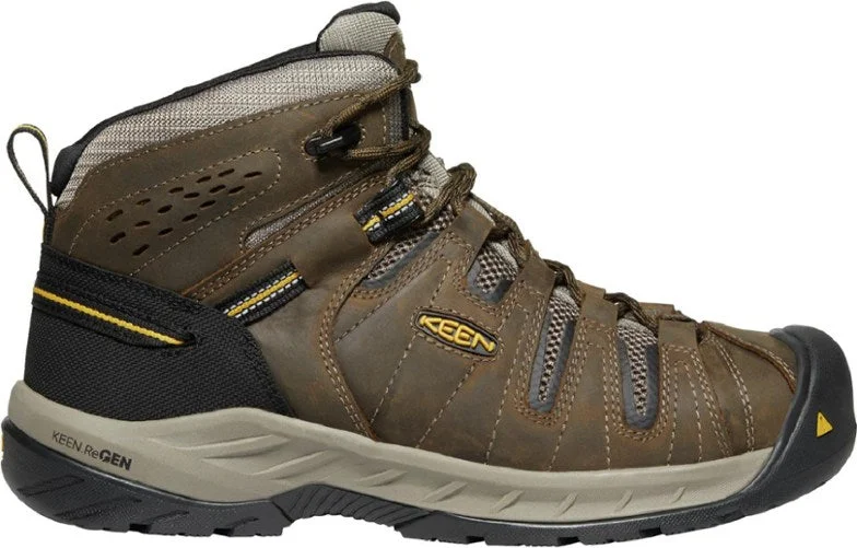 Stylish High Heels Keen Men's Flint II Mid Waterproof Steel Toe Work Boot