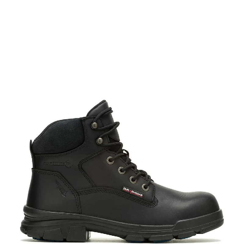 Waterproof Sports Shoes Wolverine DuraShocks SR Icon 6'' (Safety Toe) (Black)