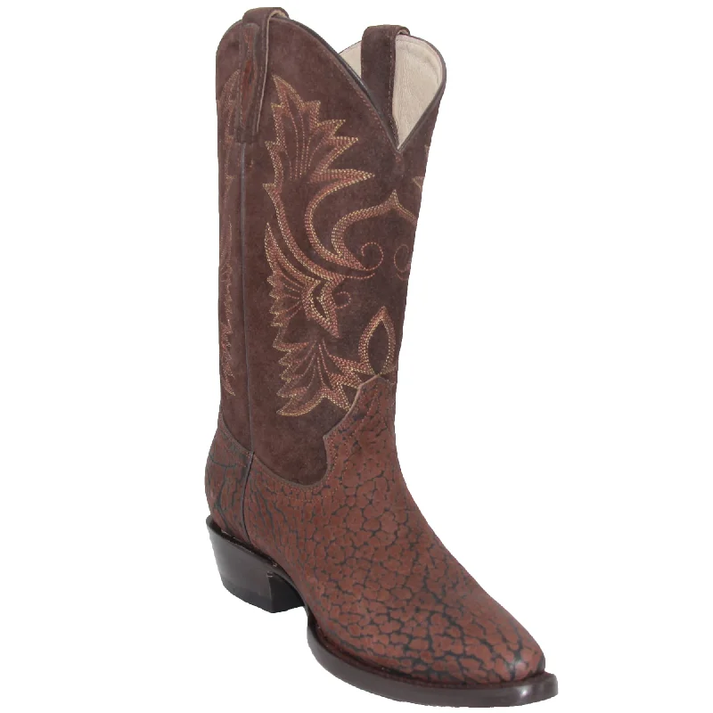 Comfortable Platform Shoes Men’s Genuine Leather J Toe Bull Neck Print Cowboy Boot Comfortable Platform Shoes Men’s Genuine Leather J Toe Bull Neck Print Cowboy Boot