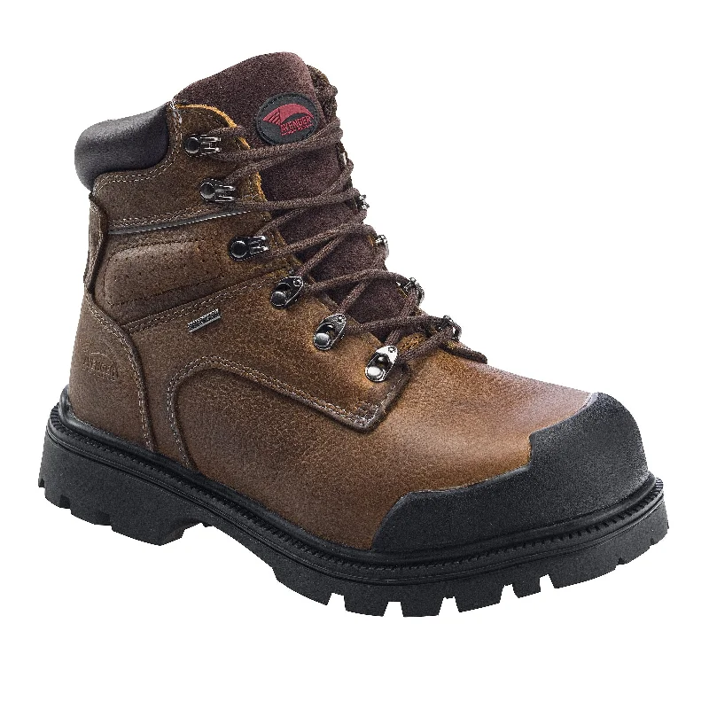 Stylish Running Footwear Brown Steel Toe EH PR WP 6" Work Boot