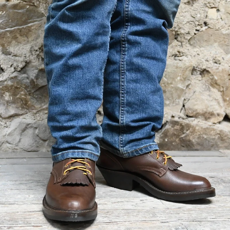 Stylish Sneakers For Running Nicks Leather Cowboy Packer Boot In Walnut