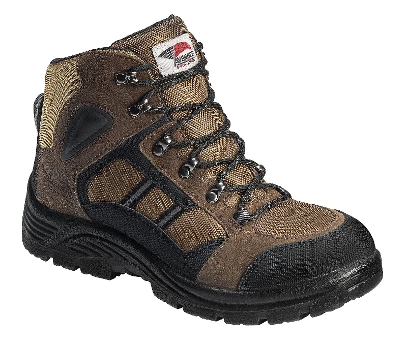 Durable Work Boots Brown Steel Toe EH 6" Work Boot
