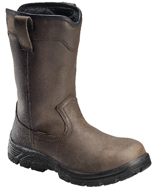 Classic Flat Shoes Framer Brown Composite Toe EH WP 11" Wellington