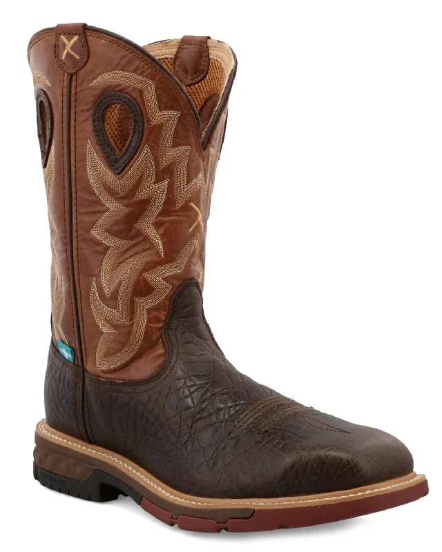 Waterproof Loafers Men's 12" Western Work Boots