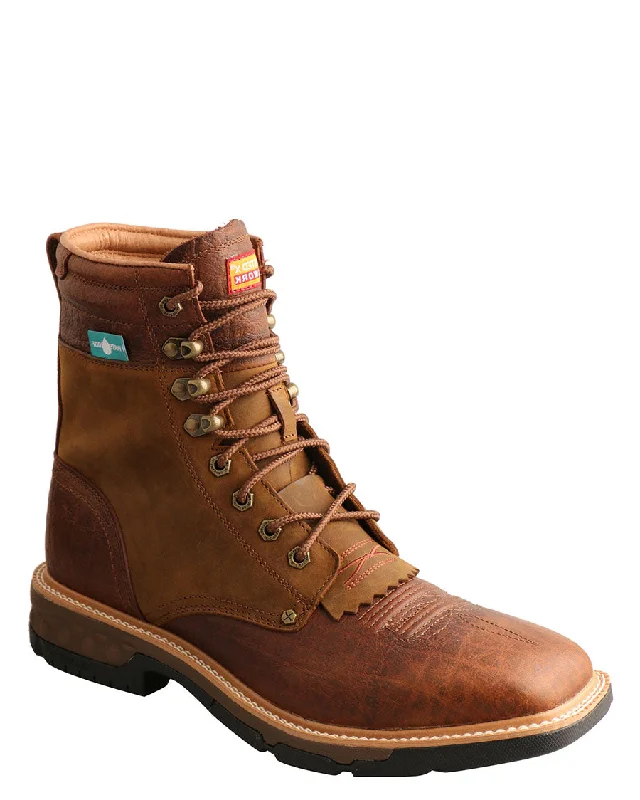 Best Walking Shoes Men's 8" Waterproof CellStretch® Lacer Work Boots
