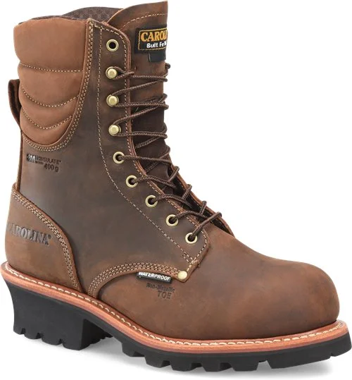 Formal Wedding Shoes Carolina Men's 9" Waterproof Insulated Composite Toe Logger Boot - CA9834 Formal Wedding Shoes Carolina Men's 9" Waterproof Insulated Composite Toe Logger Boot - CA9834