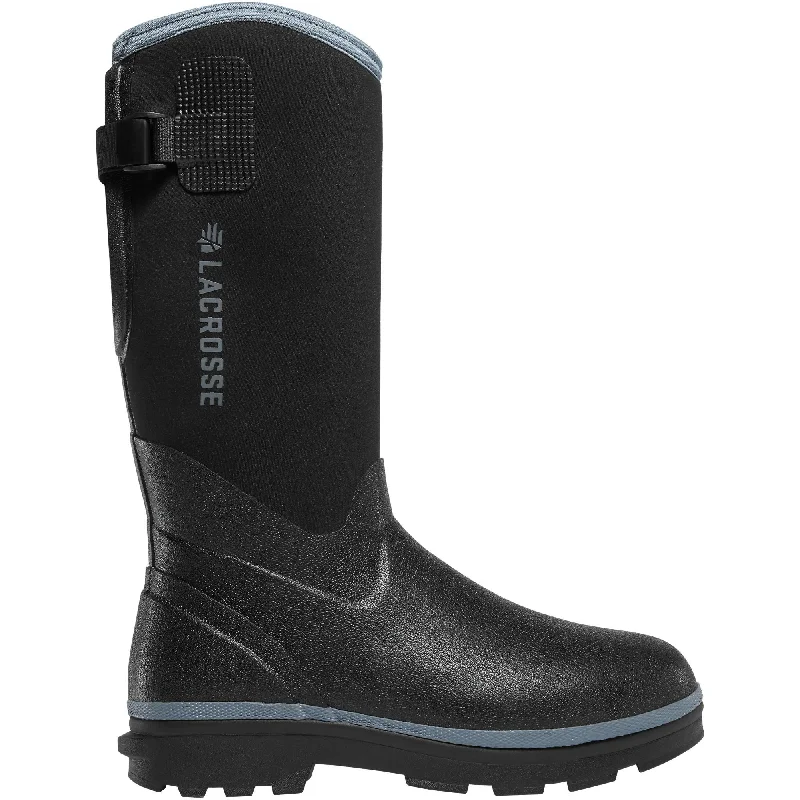 Breathable Sports Shoes LaCrosse Women's Alpha Range 12" Ins Rubber Work Boot - Black - 602244 Breathable Sports Shoes LaCrosse Women's Alpha Range 12" Ins Rubber Work Boot - Black - 602244