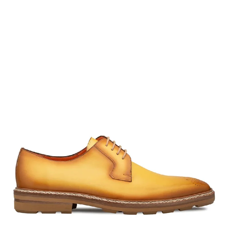 Comfortable Running Sneakers Mezlan R20615 Men's Shoes Yellow Calf-Skin Leather Lightweight Derby Oxfords (MZ3596) Comfortable Running Sneakers Mezlan R20615 Men's Shoes Yellow Calf-Skin Leather Lightweight Derby Oxfords (MZ3596)