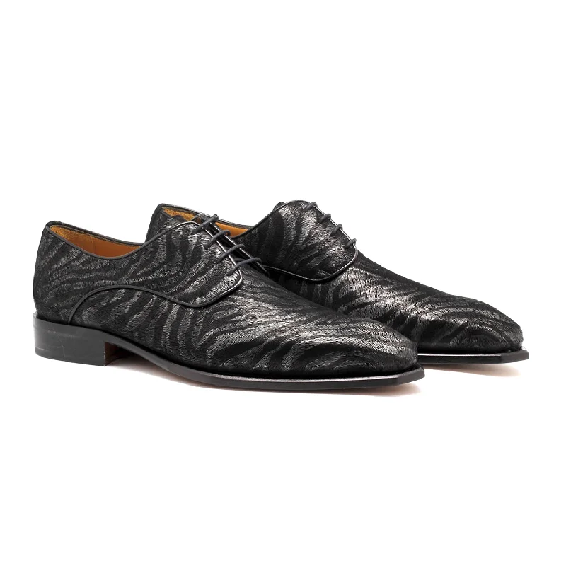 Comfortable Flats For Work Mister Rubi 39125 Men's Shoes Black Zebra Print Leather Derby Oxfords (MIS1149) Comfortable Flats For Work Mister Rubi 39125 Men's Shoes Black Zebra Print Leather Derby Oxfords (MIS1149)