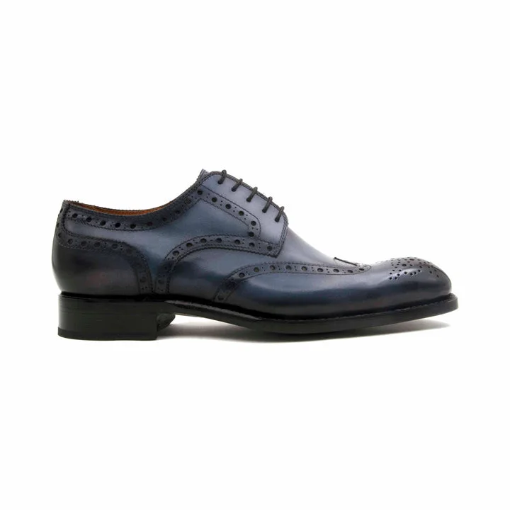 Fashionable Loafers For Sale H and H Brogue Lace Up Shoes - Grey