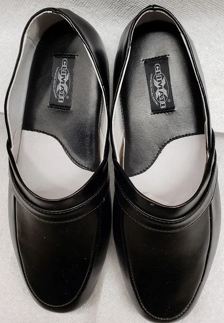 Formal Wedding Shoes Carter -- Men's Closed Back/Closed Toe Slipper -- Black