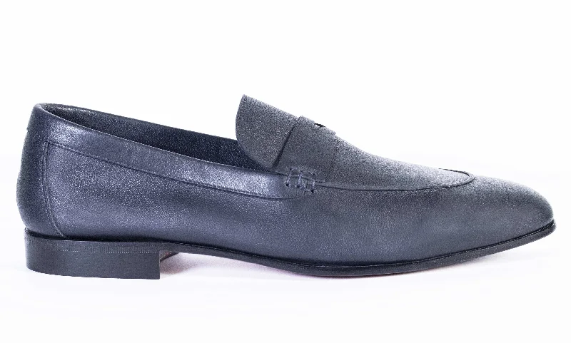 Durable Sports Sneakers LOAFER UNLINED WITH PENNY STRAP CALF LEATHER BLU