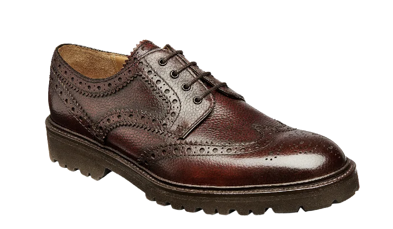 Stylish Work Sneakers Exmoor - Brandy Grain