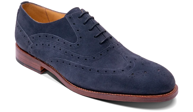 Best Dress Shoes Liffey -Navy Nubuck