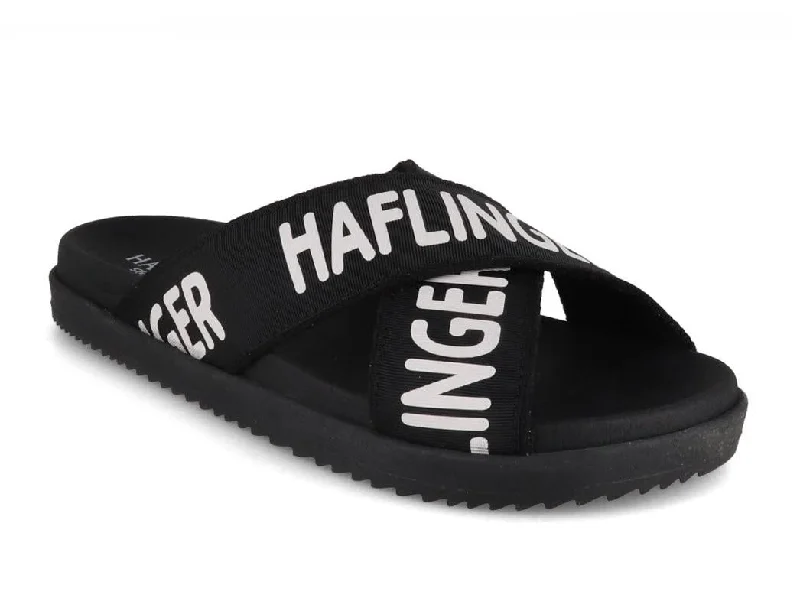 Best Running Footwear HAFLINGER Women Sandals 'Summer Slides Ibiza', black