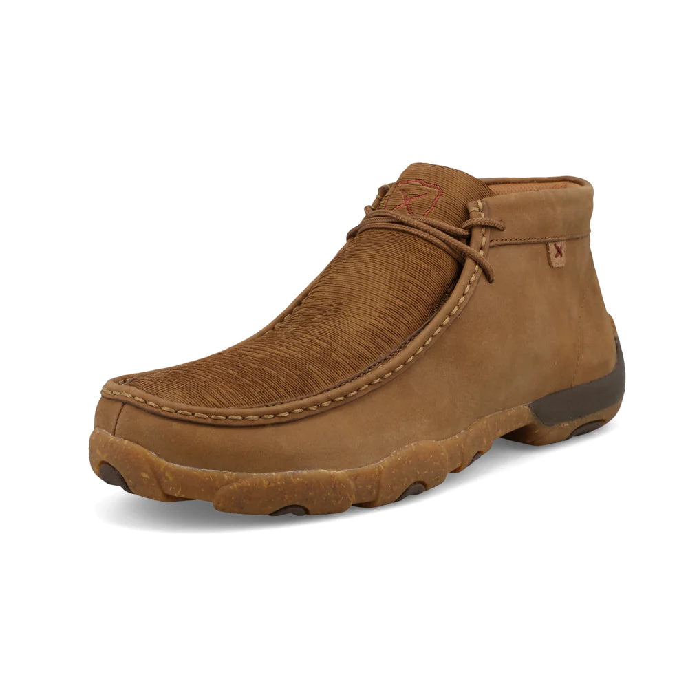 Sporty Casual Shoes Twisted X Men's Chukka Driving Moc in Burnt Sand