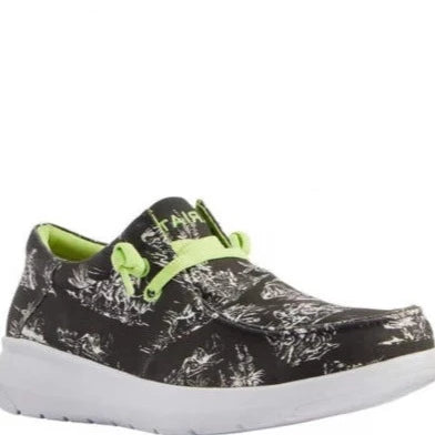 Fashionable Loafers For Sale Ariat Men's Hilo Western Aloha - Black Aloha Toile