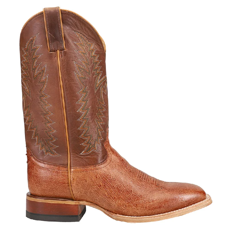 Comfortable Sports Shoes Breck Smooth Ostrich Square Toe Cowboy Boots