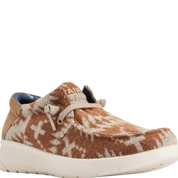 Fashionable Sneakers Collection Ariat Men's Hilo Stretch Lace Tan Aztec Wooly Casual Shoe Fashionable Sneakers Collection Ariat Men's Hilo Stretch Lace Tan Aztec Wooly Casual Shoe
