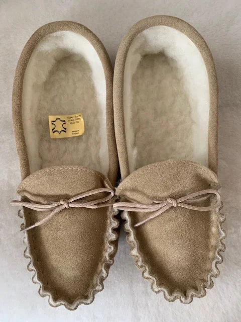 Comfortable Formal Footwear Moccasin Wool Lined with Soft Sole | Robin