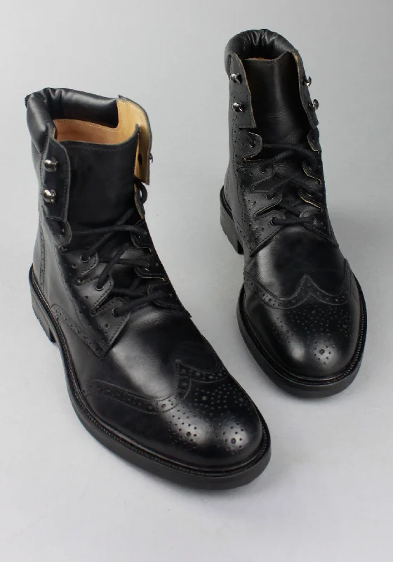 Casual Flip Flops Men's Ghillie Boot - Black - Clearance
